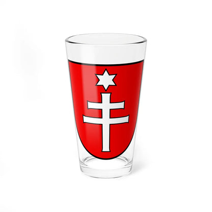 Coat of arms of Wallbach AG (Switzerland) (Coat of Arms) Pint Glass 16oz 16oz - Go Mug Yourself