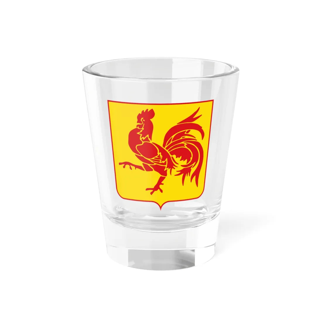 Coat of arms of Wallonia (Belgium) (Coat of Arms) Shot Glass 1.5oz 1.5oz - Go Mug Yourself