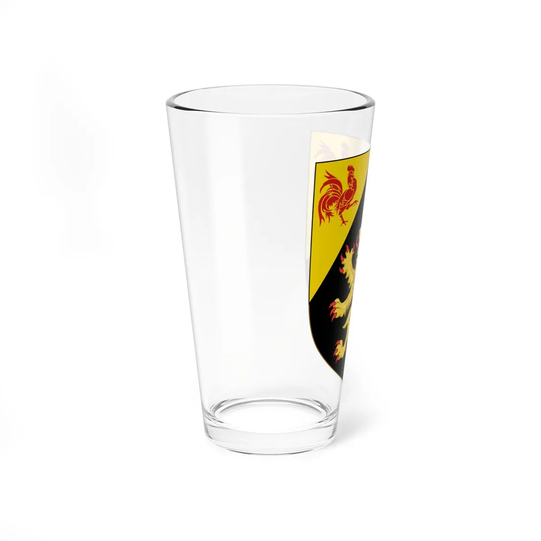 Coat of arms of Walloon Brabant (Belgium) (Coat of Arms) Pint Glass 16oz - Go Mug Yourself