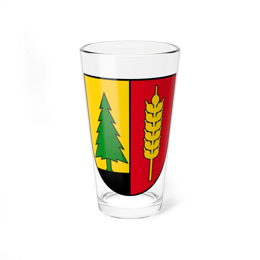 Coat of arms of Wenslingen (Switzerland) (Coat of Arms) Pint Glass 16oz 16oz - Go Mug Yourself