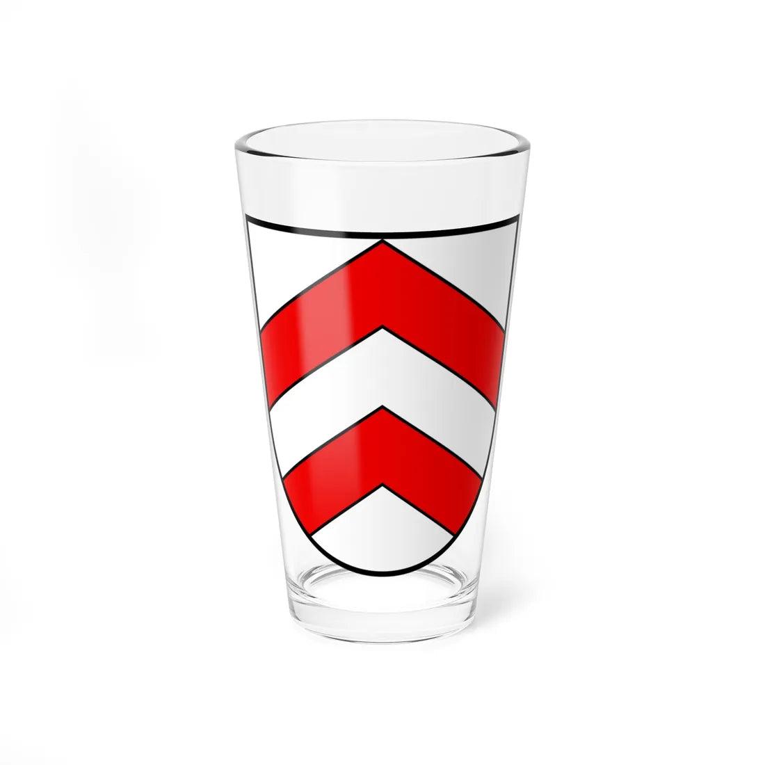 Coat of arms of Werthenstein (Switzerland) (Coat of Arms) Pint Glass 16oz 16oz - Go Mug Yourself