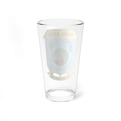 Coat of arms of West Papua (Indonesia) (Coat of Arms) Pint Glass 16oz - Go Mug Yourself