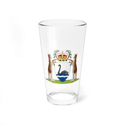 Coat of arms of Western Australia - Pint Glass 16oz 16oz - Go Mug Yourself