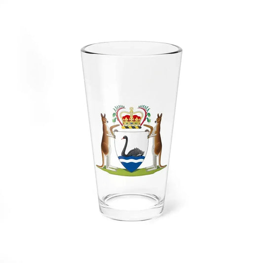 Coat of arms of Western Australia - Pint Glass 16oz 16oz - Go Mug Yourself