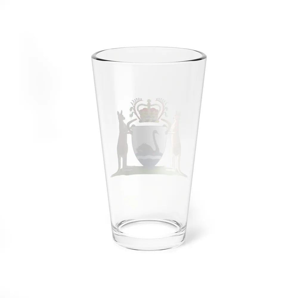 Coat of arms of Western Australia - Pint Glass 16oz-Go Mug Yourself