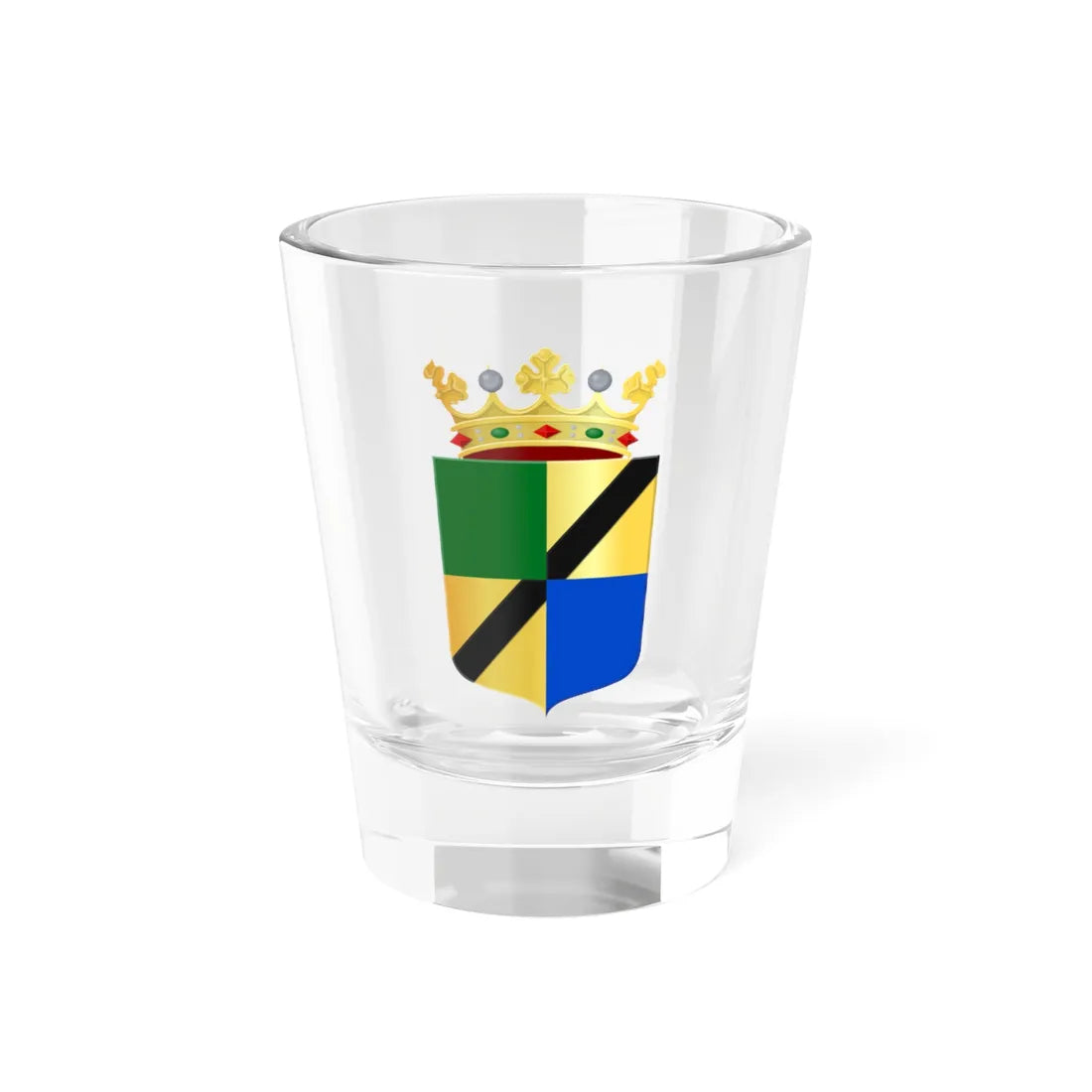 Coat of arms of Westerveld (Netherlands) (Coat of Arms) Shot Glass 1.5oz 1.5oz - Go Mug Yourself