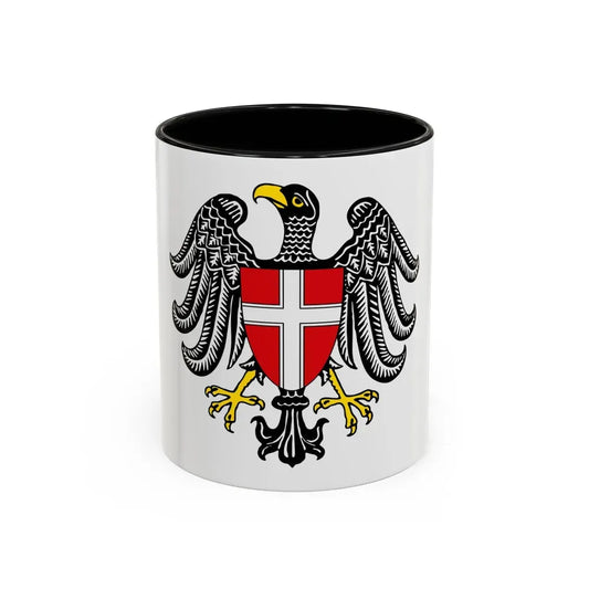Coat of Arms of Wien Austria - Accent Coffee Mug 11oz Black - Go Mug Yourself