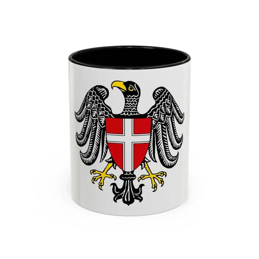 Coat of Arms of Wien Austria - Accent Coffee Mug 11oz Black - Go Mug Yourself