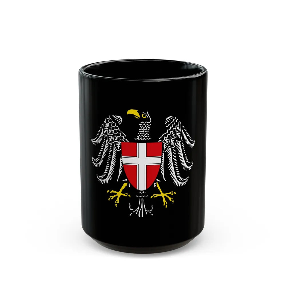 Coat of Arms of Wien Austria - Black Coffee Mug-15oz-Go Mug Yourself