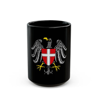 Coat of Arms of Wien Austria - Black Coffee Mug-15oz-Go Mug Yourself