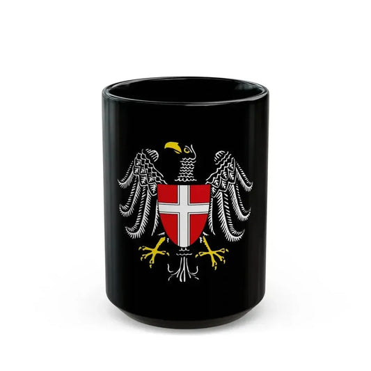 Coat of Arms of Wien Austria - Black Coffee Mug 15oz - Go Mug Yourself