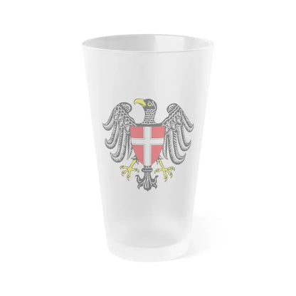 Coat of Arms of Wien Austria - Frosted Pint Glass 16oz Default Title - Go Mug Yourself