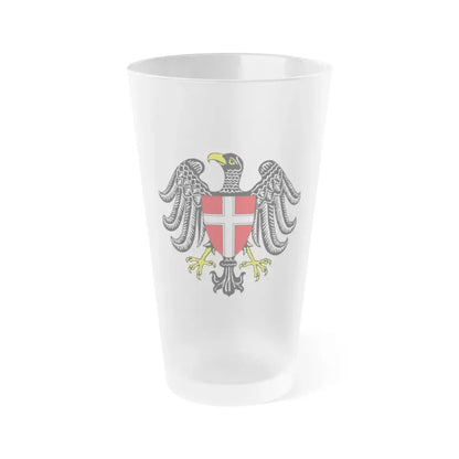 Coat of Arms of Wien Austria - Frosted Pint Glass 16oz Default Title - Go Mug Yourself