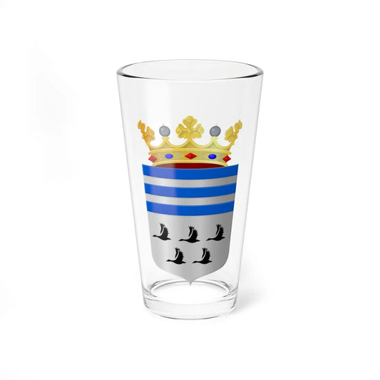 Coat of arms of Wijdemeren (Netherlands) (Coat of Arms) Pint Glass 16oz 16oz - Go Mug Yourself