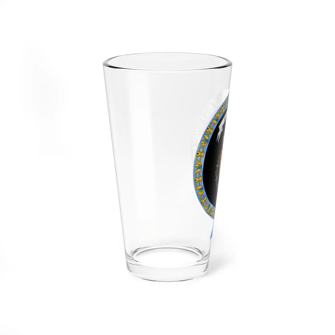 Coat of Arms of Wilhelm German Crown Prince Order of the Elephant Variant (Denmark) (Coat of Arms) Pint Glass 16oz - Go Mug Yourself