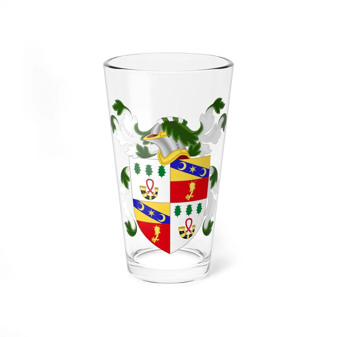 Coat of Arms of William Burnet (United States) (Coat of Arms) Pint Glass 16oz 16oz - Go Mug Yourself