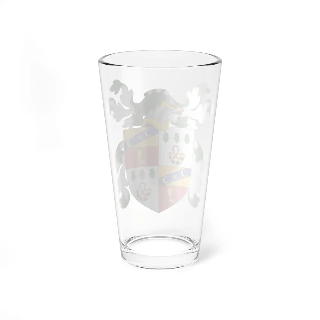 Coat of Arms of William Burnet (United States) (Coat of Arms) Pint Glass 16oz - Go Mug Yourself