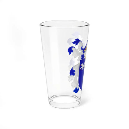 Coat of Arms of William Crowne (United States) (Coat of Arms) Pint Glass 16oz - Go Mug Yourself