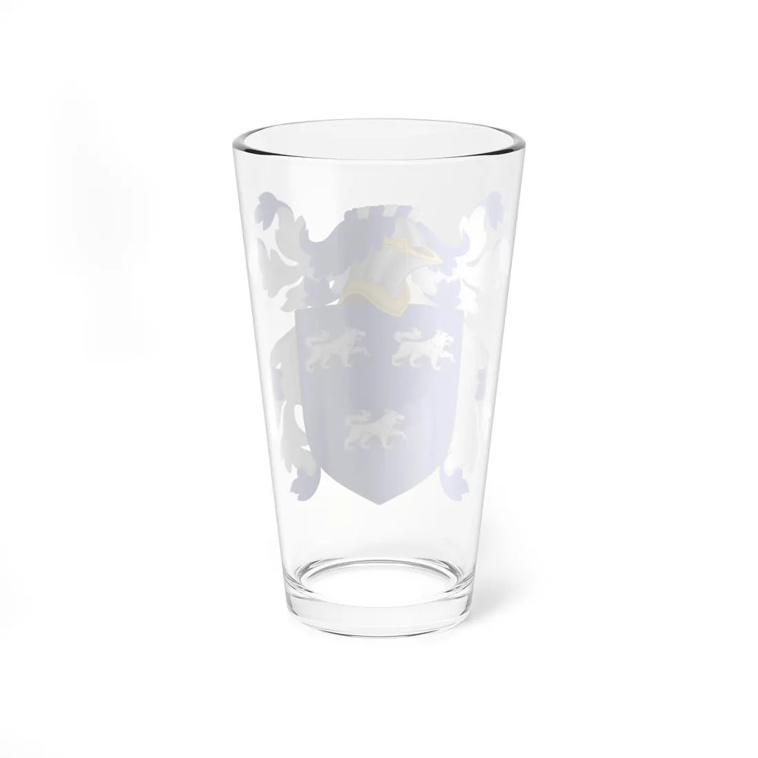 Coat of Arms of William Crowne (United States) (Coat of Arms) Pint Glass 16oz - Go Mug Yourself