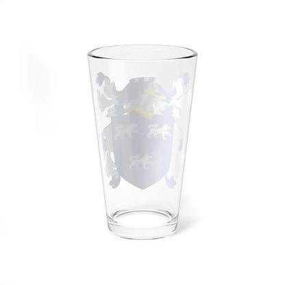 Coat of Arms of William Crowne (United States) (Coat of Arms) Pint Glass 16oz - Go Mug Yourself