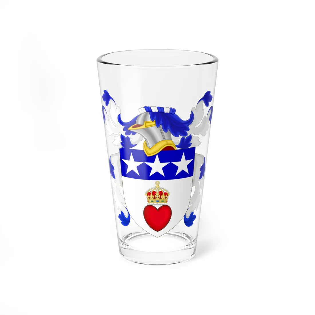 Coat of Arms of William Douglas (United States) (Coat of Arms) Pint Glass 16oz 16oz - Go Mug Yourself