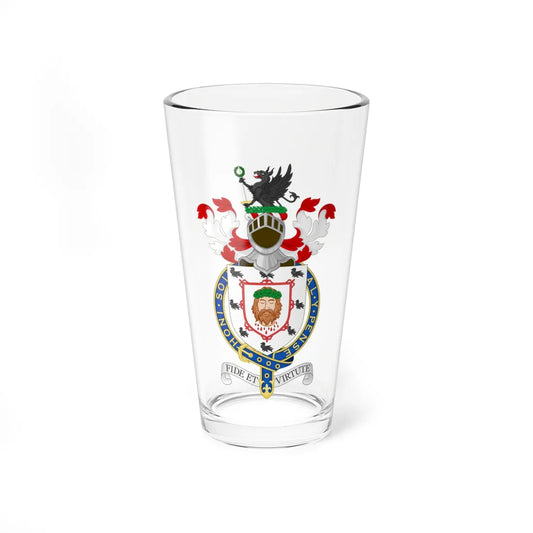 Coat of Arms of William Gladstone 7th Baronet (United Kingdom) (Coat of Arms) Pint Glass 16oz 16oz - Go Mug Yourself