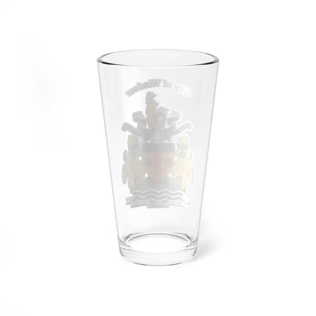 Coat of arms of Windsor Canada (Canada) (Coat of Arms) Pint Glass 16oz - Go Mug Yourself