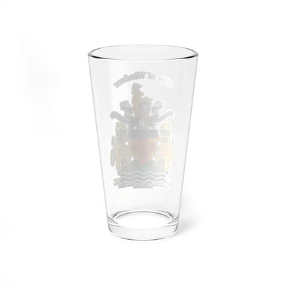 Coat of arms of Windsor Canada (Canada) (Coat of Arms) Pint Glass 16oz - Go Mug Yourself