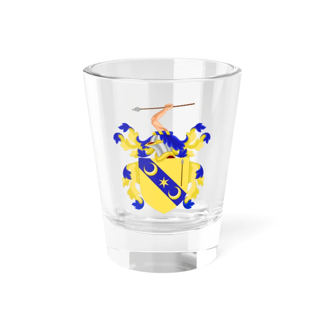 Coat of Arms of Winfield Scott (United States) (Coat of Arms) Shot Glass 1.5oz 1.5oz - Go Mug Yourself