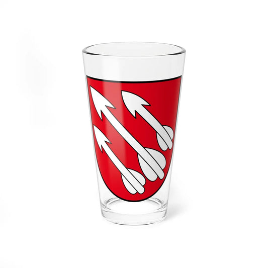 Coat of arms of Wintersingen (Switzerland) (Coat of Arms) Pint Glass 16oz 16oz - Go Mug Yourself