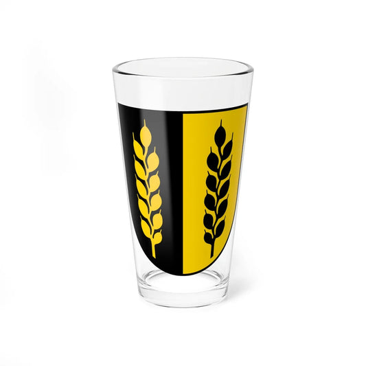 Coat of arms of Wittinsburg (Switzerland) (Coat of Arms) Pint Glass 16oz 16oz - Go Mug Yourself