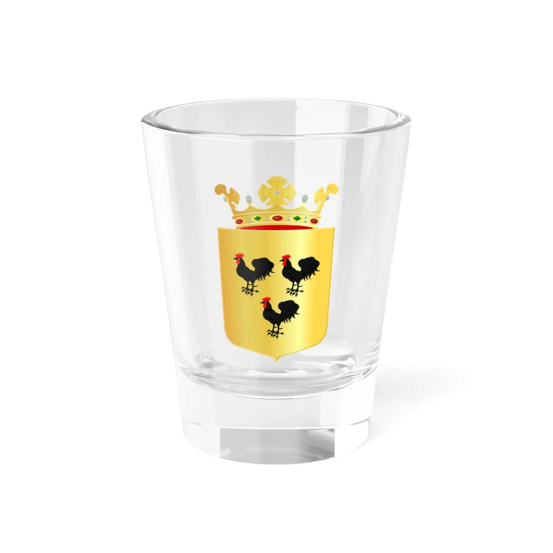 Coat of arms of Woudenberg (Netherlands) (Coat of Arms) Shot Glass 1.5oz 1.5oz - Go Mug Yourself