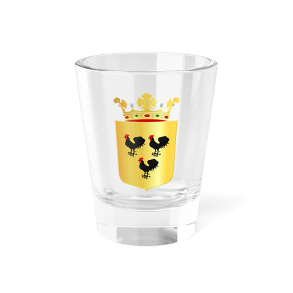 Coat of arms of Woudenberg (Netherlands) (Coat of Arms) Shot Glass 1.5oz 1.5oz - Go Mug Yourself