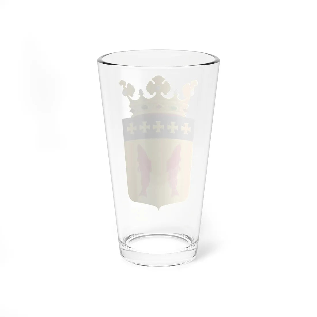 Coat of arms of Woudrichem (Netherlands) (Coat of Arms) Pint Glass 16oz - Go Mug Yourself
