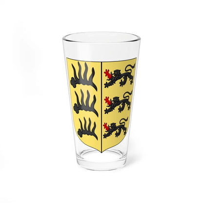 Coat of Arms of Wurtemberg-Urach (Germany) (Coat of Arms) Pint Glass 16oz 16oz - Go Mug Yourself