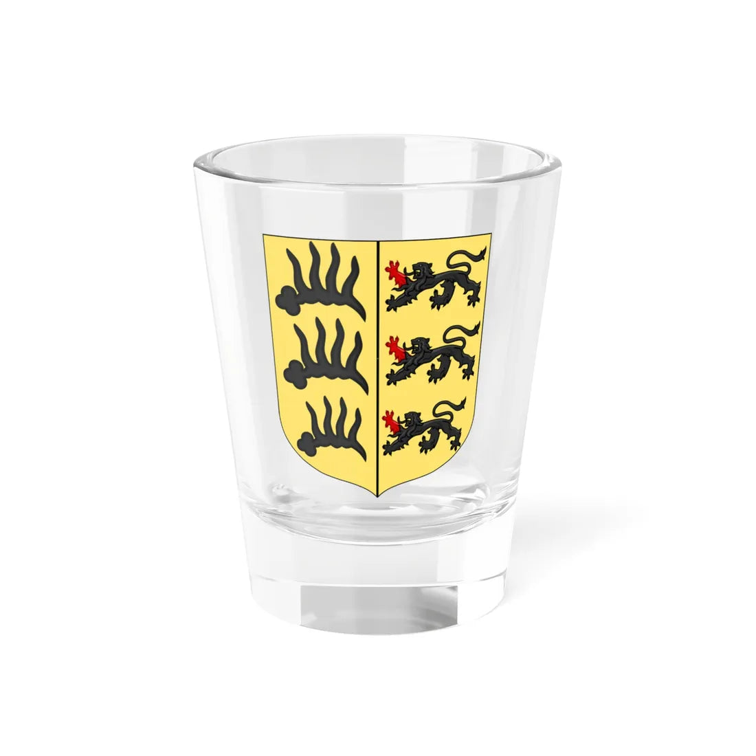 Coat of Arms of Wurtemberg-Urach (Germany) (Coat of Arms) Shot Glass 1.5oz 1.5oz - Go Mug Yourself