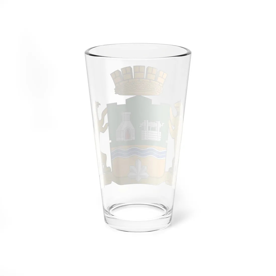 Coat of Arms of Yekaterinburg Sverdlovsk oblast (Russia) (Coat of Arms) Pint Glass 16oz - Go Mug Yourself