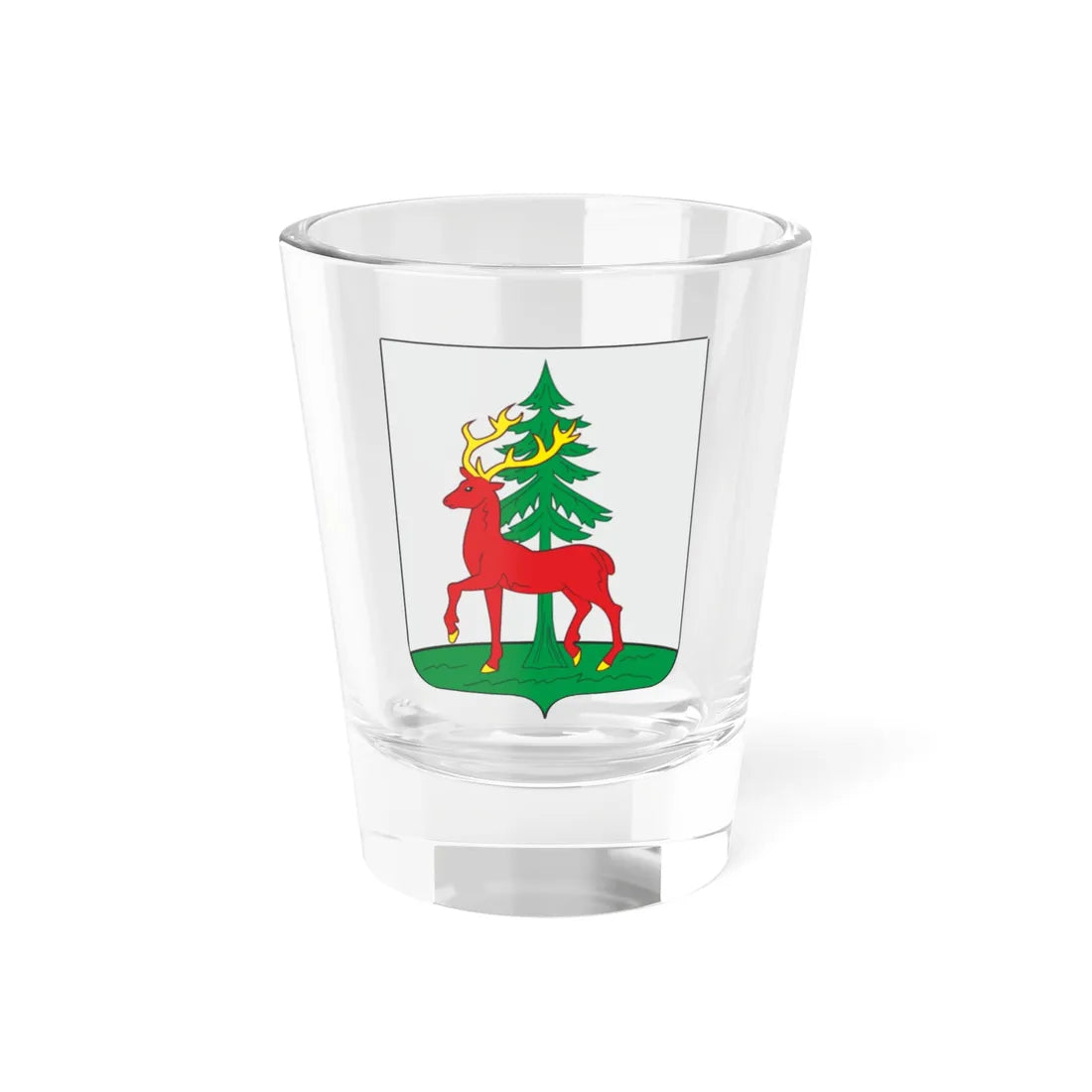 Coat of arms of Yelets (Russia) (Coat of Arms) Shot Glass 1.5oz 1.5oz - Go Mug Yourself