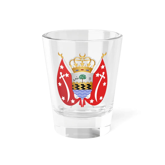 Coat of arms of Yemen 1962 (Yemen) (Coat of Arms) Shot Glass 1.5oz 1.5oz - Go Mug Yourself