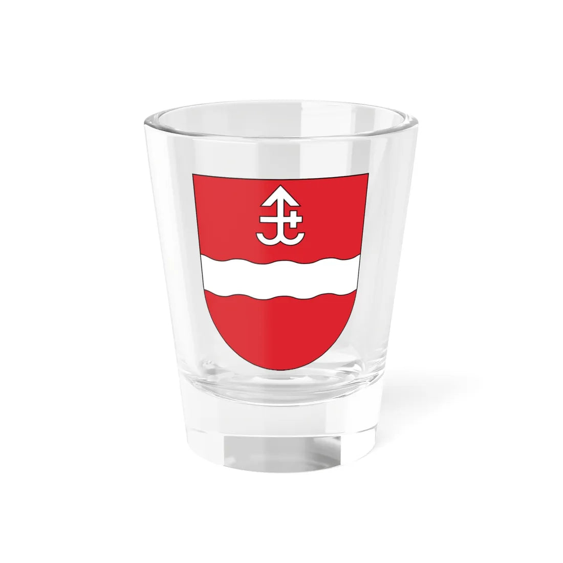 Coat of Arms of Žytkavičy Belarus (Belarus) (Coat of Arms) Shot Glass 1.5oz 1.5oz - Go Mug Yourself