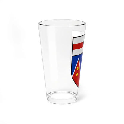 Coat of arms of Yukon escutcheon (Canada) (Coat of Arms) Pint Glass 16oz - Go Mug Yourself