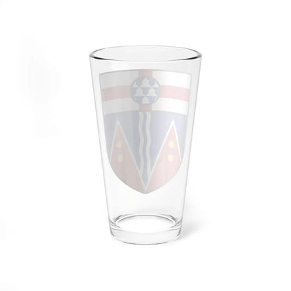 Coat of arms of Yukon escutcheon (Canada) (Coat of Arms) Pint Glass 16oz - Go Mug Yourself