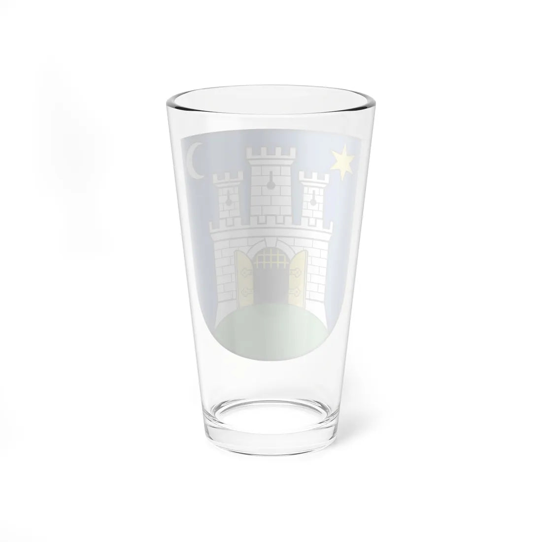 Coat of arms of Zagreb (Croatia) (Coat of Arms) Pint Glass 16oz - Go Mug Yourself