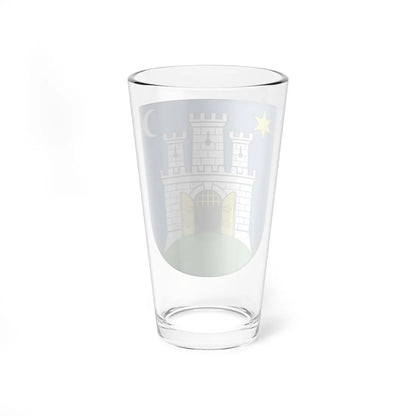 Coat of arms of Zagreb (Croatia) (Coat of Arms) Pint Glass 16oz - Go Mug Yourself