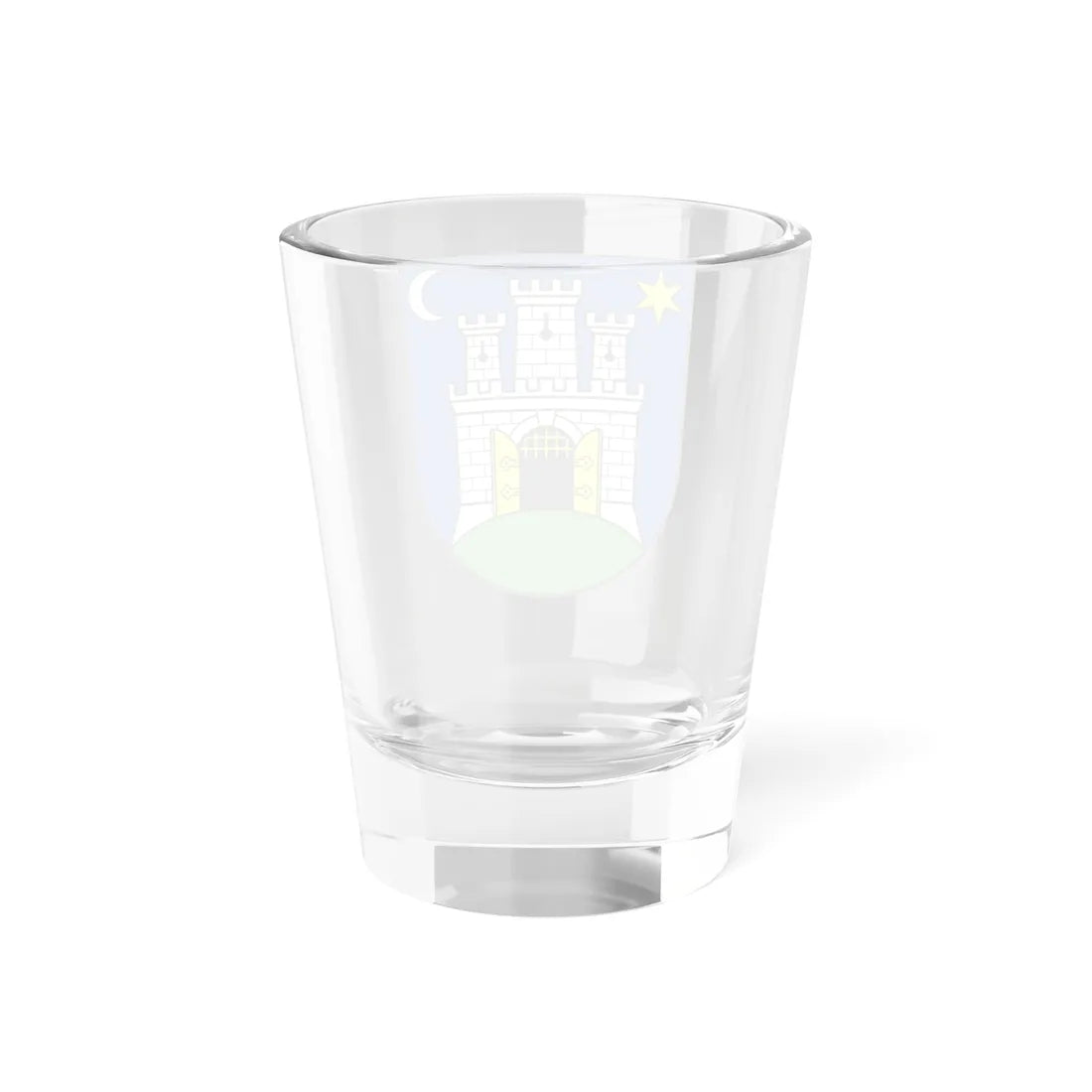 Coat of arms of Zagreb (Croatia) (Coat of Arms) Shot Glass 1.5oz - Go Mug Yourself