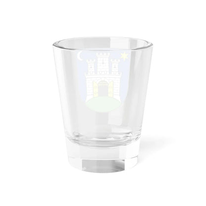 Coat of arms of Zagreb (Croatia) (Coat of Arms) Shot Glass 1.5oz - Go Mug Yourself