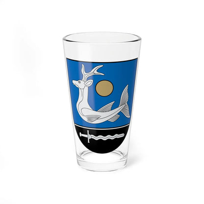 Coat of arms of Zarasai (Lithuania) (Coat of Arms) Pint Glass 16oz 16oz - Go Mug Yourself
