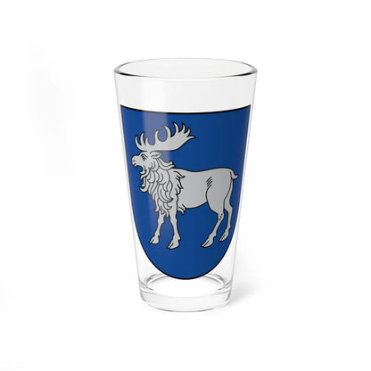 Coat of arms of Zemgale (Latvia) (Coat of Arms) Pint Glass 16oz 16oz - Go Mug Yourself