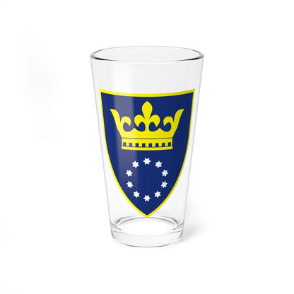 Coat of arms of Zenica-Doboj (Bosnia and Herzegovina) (Coat of Arms) Pint Glass 16oz 16oz - Go Mug Yourself