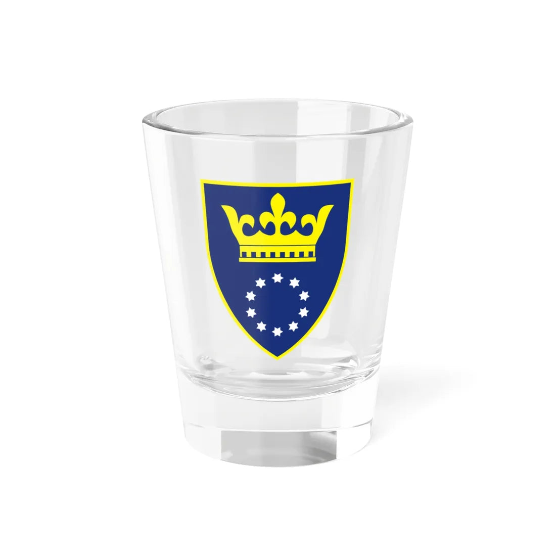 Coat of arms of Zenica-Doboj (Bosnia and Herzegovina) (Coat of Arms) Shot Glass 1.5oz 1.5oz - Go Mug Yourself